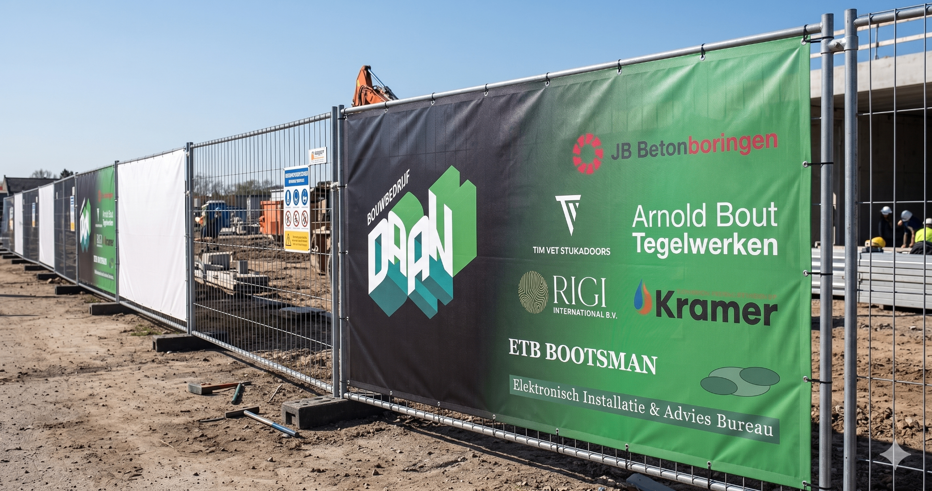 Daan Construction — Fence Banner
