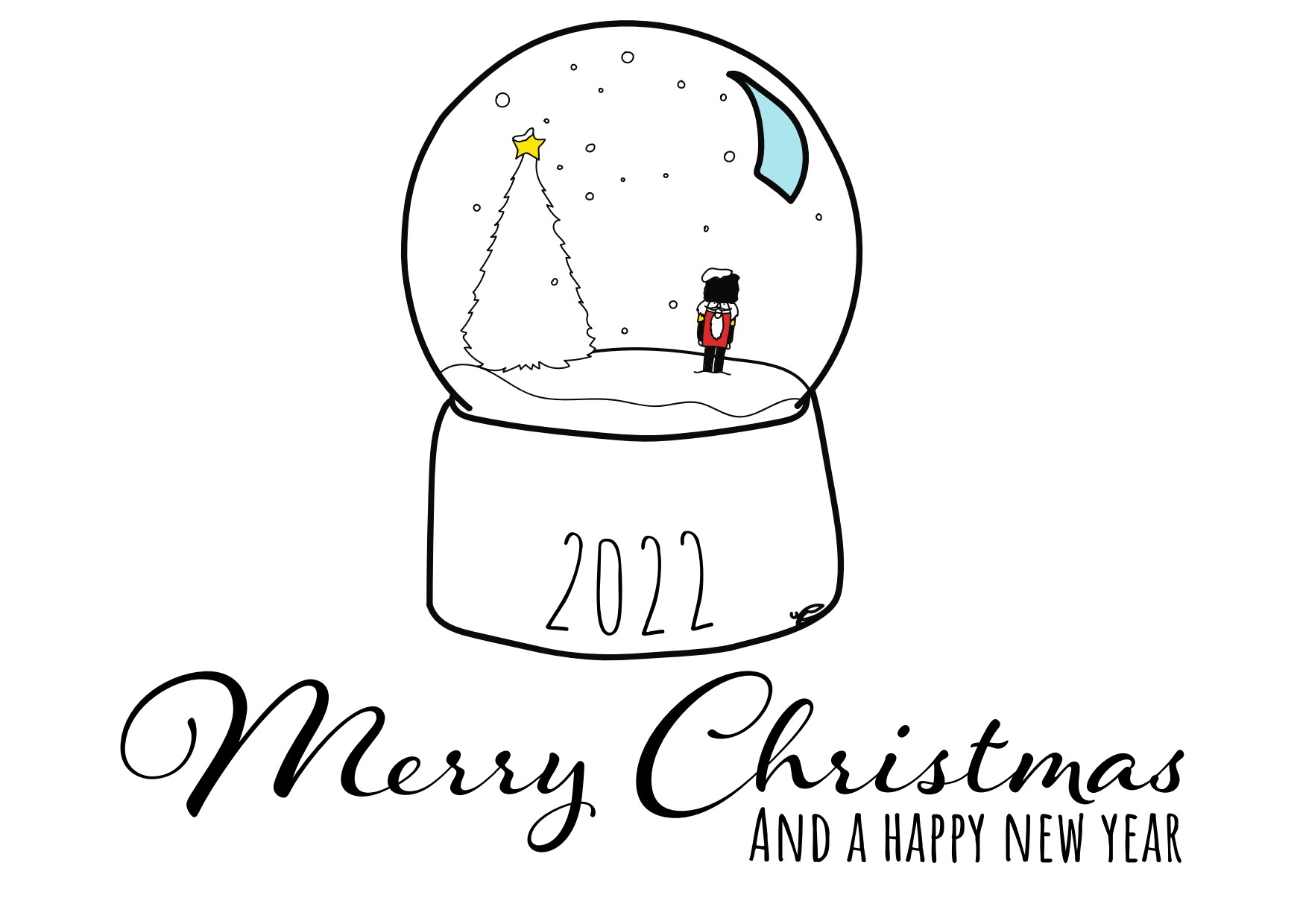 Hand-drawn Christmas Card